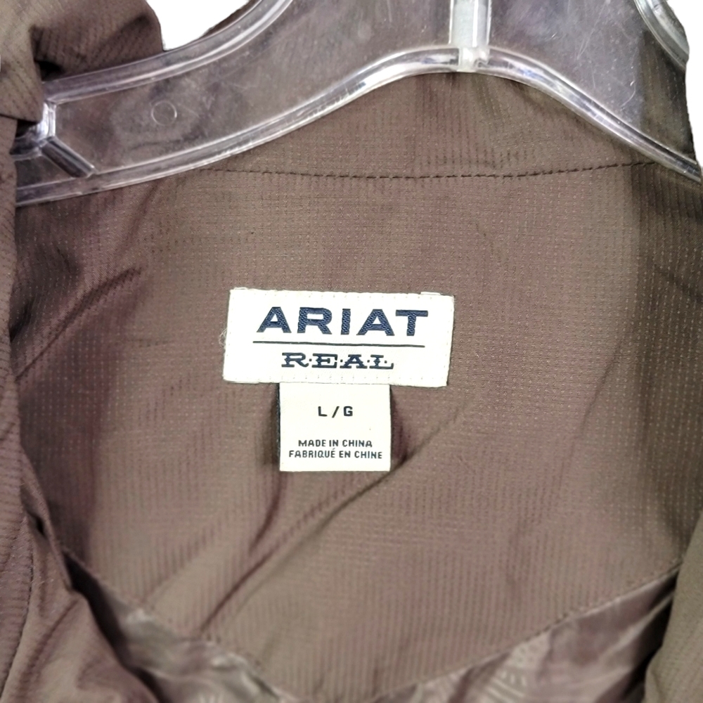 Ariat Real Crius Serape Full Zip Concele Carry Pocket Jacket L - Picture 9 of 16